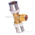 brass fitting male tee